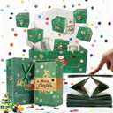 16PCS Surprise Gift Box Explosion for Money, Merry Christmas Surprise Gift Box Explosion for Money, Christmas Cash Luxury Folding Pop-Up SurpriseBox (Green)
