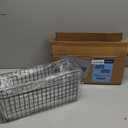 2 Sets Extra Large Hanging Wall Basket, Black Metal Wire Baskets with Steel Hooks for Organizing, WallmountedFruit Vegetable Toy Snack Storage, Home Kitchen Bathroom Laundry Pantry Organizer