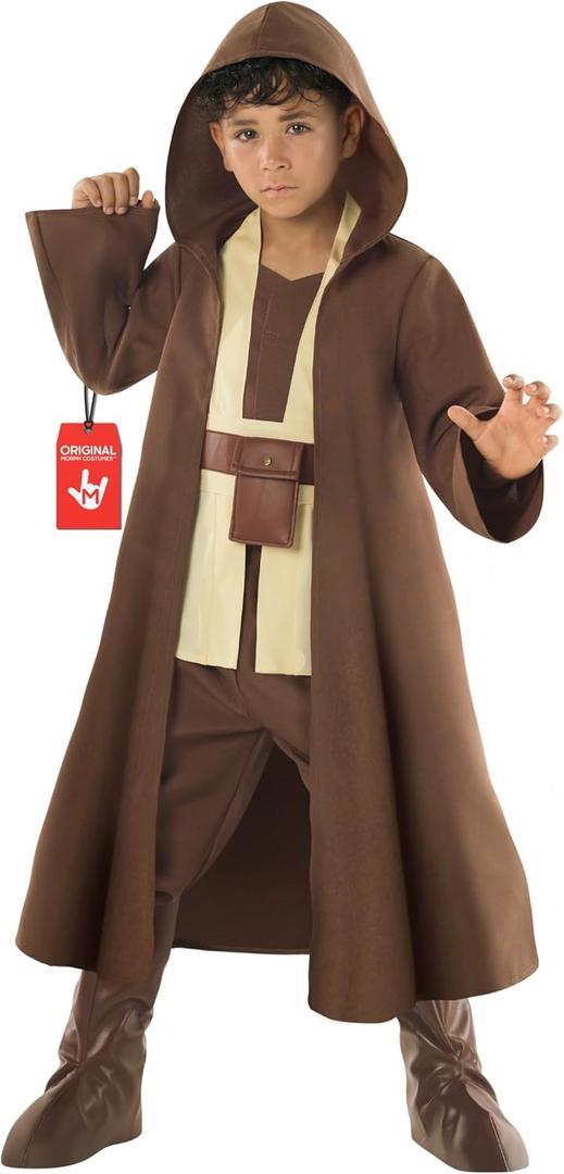 Morph Fantasy Hooded Robes For Boys, Boys Cloak With Hood, Space Knight Costume, Boy Halloween Costume (12-14 Years)