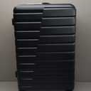 Coolife Luggage Suitcase Carry on Hardside PC+ABS Spinner TSA Lock Telescopic Handle (Teal blue)