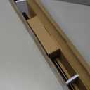 Hermosa 26 in. to 48 in. Adjustable 5/8 in. Single Curtain Rod in Walnut with Finials