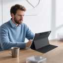 CoBak Magnetic Case with Stand for iPad Pro 13 Inch (M4/M5) 2024/2025, Multiple Viewing Angles, Smart Auto Sleep/Wake Cover with Corner Protection with Apple Pencil Holder Strap,Matte Black