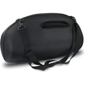 co2CREA Hard Travel Case Replacement for JBL Boombox Portable Bluetooth Waterproof Speaker (Black Case + Inside Grey)