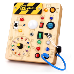 Grarain Busy Board for Toddlers - Montessori Educational Toy for 1-3 Year Old Boys & Girls | Travel-Friendly Sensory Learning Activity | Ideal for Kids with Autism(Clocks Busy Board)