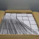 50 Pack Sublimation Tumblers Bulk, 20 oz Skinny Straight Tumbler Blanks, Stainless Steel Tumblers with Lid and Straw, Individually Boxed