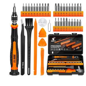 JOREST 40Pcs Small Precision Screwdriver Set (S2 Steel), Magnetic Screwdriver Set with Torx T5 T6 T8, Mini Repair Tool Kit for Macbook, Computer, Laptop, iPhone, PS4 PS5, Xbox, Switch, Glasses, Watch