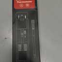 Smart Wireless Meat Thermometer with Ultra-Thin Probe, 6 Sensors Accuracy Digital Food Thermometer 0.5S Instant Read, IP67 Waterproof for BBQ, Grill, Smoker, Oven, Air Fryer,Black