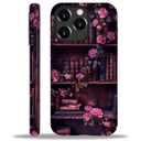 DAIZAG Case for iPhone 11 Pro Max,Vintage Bookshelf Rose Mixed 2 Layer Design Shockproof Soft TPU Ddouble Protection Phone Case for iPhone 11 Pro Max