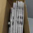 Hsei 30 Pcs Nursery Baby Hangers with 30 Pcs Ring Clips, Adjustable Baby Hangers with Clips, 10-13" Adjustable Children Hanger for Newborn Infant Socks Pants Closet Shirts