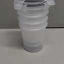 Overnight Oats Containers with Lids, 4 Pack 13oz Overnight Oats Jars, Plastic Mason Jars, BPA Free, Portable, Leak Proof Oatmeal Containers for Yogurt, Soup, Cereal, Milk and Salad