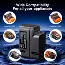 28V 2500mAh Replacement for Worx Landroid L1500i / L2000 Series Battery, Compatible with WG798E/WR111MI/WA3225.and30+ Models, High-Performance Li-ion Battery