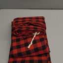 2PCS 35''x55'' Jumbo Christmas Drawstring Gift Bags, Santa Bags Extra Large, Buffalo Plaid Christmas Gift Bags Santa Sack with Drawstring,Heavy Xmas Bags for Xmas Holiday Gift Giving and Party Decor (Red and Black Grid)