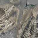 Halloween Decorations Skeleton, 2 Pack 36" Skeleton with Light, Halloween Indoor/Outdoor Decor, Hanging Realistic Movable Posable Joints Skeleton Graveyard Decorations