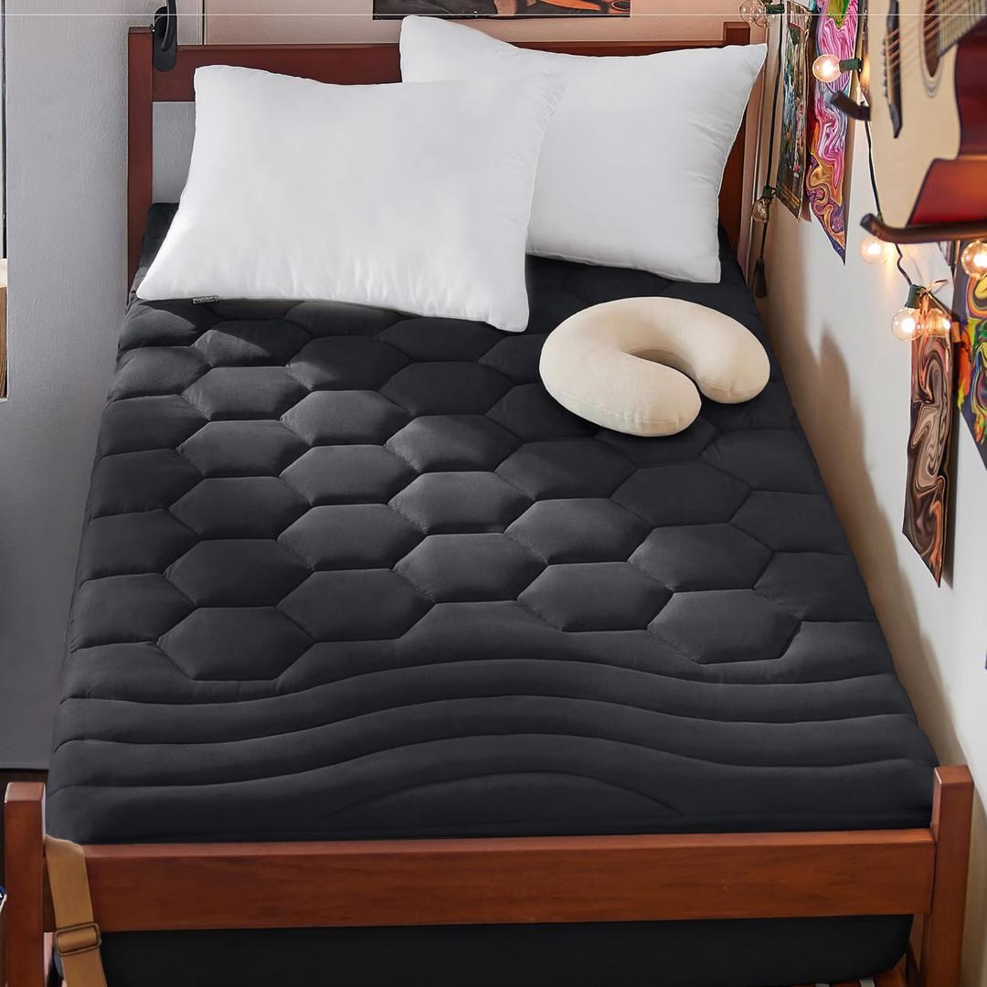 Bedsure Twin XL Mattress Pad, Mattress Topper with 8-21 Inches Deep Pocket