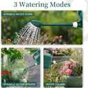 2 Gallon Watering Can, Garden Watering Can Outdoor, Plant Water Can with Removable Long Spout and Stainless Steel Sprinkler Head, Large Plastic Outdoor Watering Cans for Gardening Flower Plants