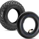 Felixstory 200x50 Scooter Tire, 200x50 8x2 Inner Tube Set No Flats Tire for Razor E100 E150 E200 Power Core E100 Dune Buggy Epunk Powerrider 360, 8 Inch Offroad Electric Scooter Replacement Wheels