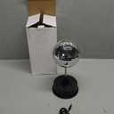 Valentines Disco Ball Light 5" Mirror Ball Motor Hanging Rotating Disco 90s Party Decor 5rpm with 3 Light Color and 18 LED Hanging and Table 2 Use for Wedding Bar Club Band Stage Home Birthday(Black)