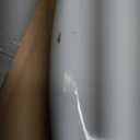 Mayfair Linden Slow Close Toilet Seat, Non Slip Heavy Duty Wood, Easy Install, Elongated, White