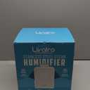 3L Stainless Steel Warm Mist Humidifier with Easy Clean and Warm Steam Function, Healthy Air Mist Humidifiers for Bedroom Living Room, with Sleep Mode and Auto-off Setting