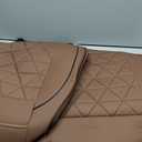 Luxury Leather Front seat Cover, Non Slip All Inclusive with Storage Bag, Suitable for 95% Sedan, SUV, Truck, 2 Piece Coffee