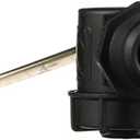 Watts APEX AP Series 3/4" x 1" Black Plastic Piston Operated Acetyl Full-Flow Sleeve Float Valve with Cord and Nipple, UV Stabilized Glass Fiber Reinforced Nylon, Agriculture & Irrigation