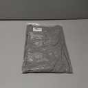 Womens Cap Sleeve T Shirts V Neck Casual Tops Oversized T-Shirt Summer Trendy Lightweight Loose Fit Basic Tees (Gray, XL)