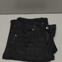 GRAPENT Flare Jeans for Women High Rise Wide Leg Baggy Stretchy Denim Pants (Black, S)