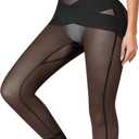 RDSIANE Shapewear Tummy Control Leggings Seamless Butt Lifting Shapewear Girdles For Women Body Shaper Thigh Shapewear (Medium, Black)