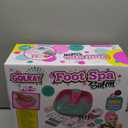 Golray Kid Foot Spa & Nail Kit, Girl Gift for 5 6 7 8-12 Year Old Toys Manicure Pedicure Art Salon, Massage Bubble & Music Foot Soak Tub, Spa Day Sleepover Party Supply Christmas Girl Birthday Gift