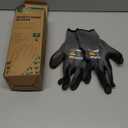 Kebada W1 Work Gloves for Men and Women, PU Coated Safety Gloves with Grip, Touchscreen, Ideal for Warehouse Package Handling, Construction, Gardening, 10 Pairs Gray Medium