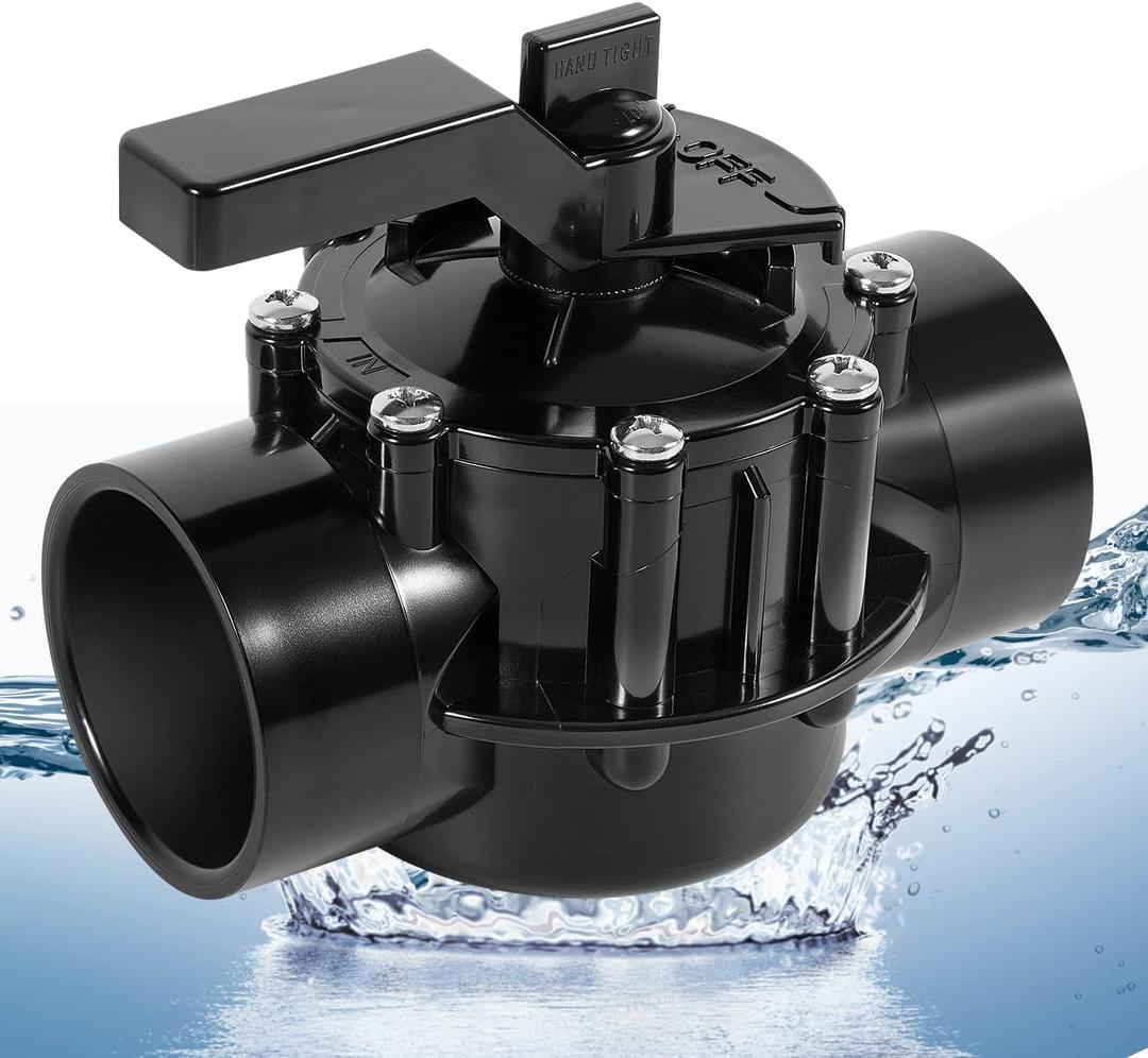 4716 2-Port 2 Inch Diverter Valve Replace Part for 2 Way Positive Seal Diverter Valve Compatible with Ground Pool, Tub & Spa System