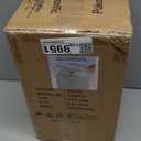 Pukomc 2 Pack Automatic Trash Can 12L /3 Gallon and 10L /2.64 Gallon Bathroom Trash Bin with Lid Touchless Small Smart Motion Sensor Garbage Cans for Kitchen, Bathroom,Living Room and Bedroom (white-two)