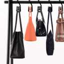 Bag Hanger, Purse Holder for Closet Black Backpack Hanger Hook for Organizer Storage Purses Tote Bag Backpacks Handbags(10 Pack)