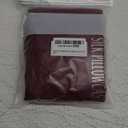 100% Mulberry Silk Pillowcase Set of 2 for Hair and Skin,with Hidden Zipper,Both Sides 19 Momme 600 Thread Count Natural Silk Pillow Cover,Soft Breathable Smooth (Burgundy, King 20''x36'')