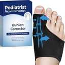 Habioer Bunion Corrector for Women and Men, Breathable Big Toe Straightener, Bunion Relief Splint & Pad, Comfortable for Day/Night Use, Fit for R/L, Washable, One Size