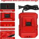 Rapid Battery Charger Station for Milwaukee M18 Charger Compatible with Milwaukee 18V Lithium Battery