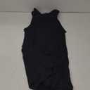 Gildan Men's A-Shirt Tanks, Multipack, Style G1104 (Black,XL) 6 Pack
