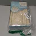 Hausware 36 Pack Taper Candles, 8 Hour Burn Time,Unscented Dripless and Smokeless, 10 inch Elegant Premium Quality Dinner Candle for Home Dcor, Restaurant, Wedding, Party Candlesticks (Ivory)