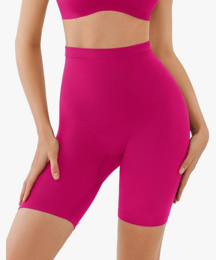 REORIA Women Shapewear Tummy Control Shorts Seamless Body Shaper Panties High Waisted Compression Underwear,M