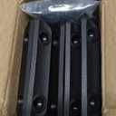 DN Mate 6 PCS Deck Railing Bracket Connectors for 2x4 (Actual 1.5x3.5) Wood Post to Handrail Connection, Stair Railing Connectors with Coated Wood Screws,Drill Bit, Fence Railing Brackets