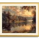 Art Shoppe Framed Print Wall Art, Vintage Wall Décor for Living Room, Bedroom, Office, High-Resolution Image on Premium Art Paper, 3/4" Frame with Plexiglass Front, Ready to Hang, 17"x21"