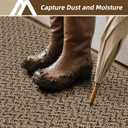COSY HOMEER Hallway Runner Rug 2'x8' Non Slip Washable Entryway Runner Rugs Absorbent Stain Resistant Carpet Rug Runners for Hallways,Entrance and Laundry Room,Taupe