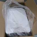 TrashAid Slim Bathroom Trash Can with Lid Soft Close, 6 Liter/1.6 Gallon Stainless Steel Small Garbage Can with Removable Inner Bucket, Step Pedal, Slim Wastebasket for Toilet, Office, Bedroom, White