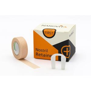 Nostril Retainer Rhinoplasty + Micropore Surgical Tape | Nostril Shaping After Nose Surgery | Nose Shaper Device Made of 100% Medical Silicone (- 7 -)