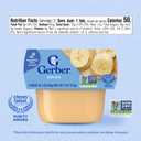 Gerber Stage 1 Baby Food, Banana Puree Tubs, No Artificial Colors or Flavors, Baby Puree, 16-Pack (EXP 10/31/26)