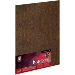Ampersand Art Supply Hardboard Wood Painting Panel: Museum Series Hardbord, 14" x 18", 1/8 Inch Flat Profile