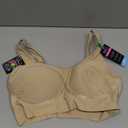 Bali Women's Wireless Bra, Comfort Revolution Wireless Bra for Women, Targeted Shaping, Seamless, Full Coverage (Large, Nude)