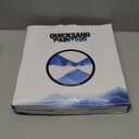 BGFJYUK Moving Sand Art Picture in Motion, Round Tempered Glass 3D Deep Sea Sandscapes with Display Flowing Sand Frame for Relaxing Desktop Home Office Work Dcor for Kids Adults Blue, 12inch