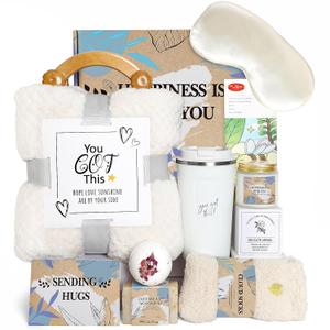 Get Well Gifts for Women Feel Better Gifts Baskets for Women After Surgery Cancer Care Gifts for Friend Sick Chemo Care Package Encouraging Comfort Wellness Box w/ Coffee Mug