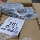 Rough Country Power Running Boards with LED Step Lights for Ford F150 Lightning/250/350/Raptor Super Cab (2015-2025) - Dual Motor Electric Powerstep Board & Retractable Truck Steps